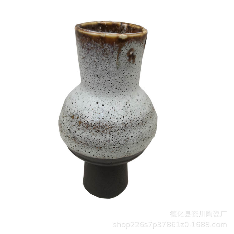 现代陶瓷窑变釉家居摆设花瓶花插水转印