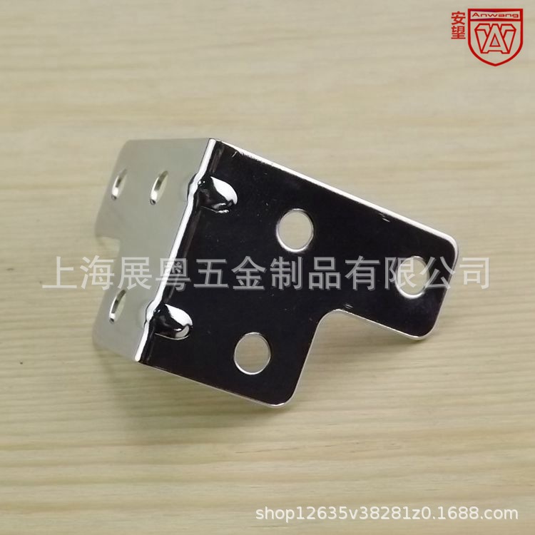 004-1 Caja de madera de ángulo pequeño, caja de embalaje de hoja de hierro