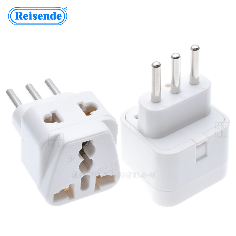 意大利转换插头嵌入式转接头荷芬兰巴厘岛泰国乌拉圭插头WDI-12A