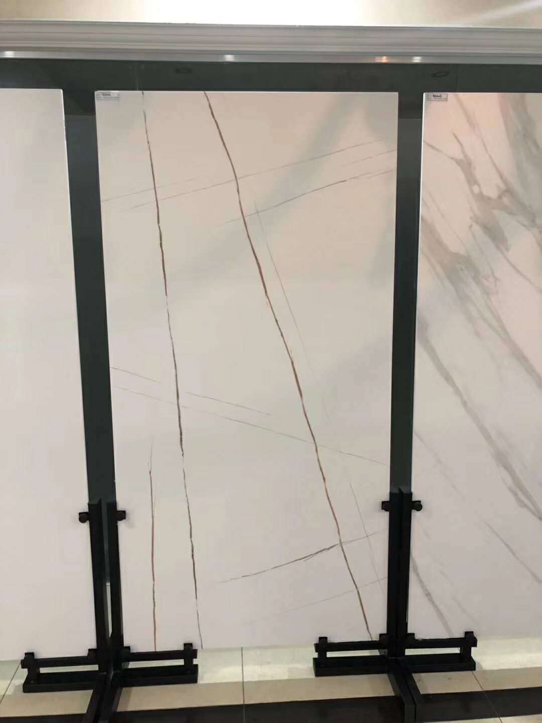 900X1800MM 白色黑色哑光面通体耐磨岩板家具定制台面岩板瓷砖|ru