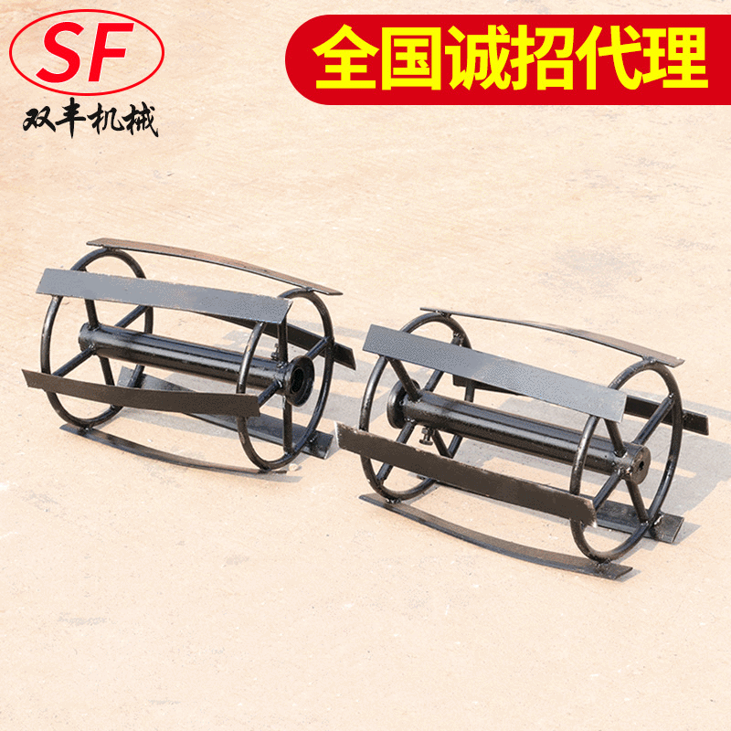 厂家供应除草轮 手扶配套除草轮 微耕机配套用农具耐用田园旋耕