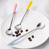 Ceramics stainless steel, coffee spoon for ice cream