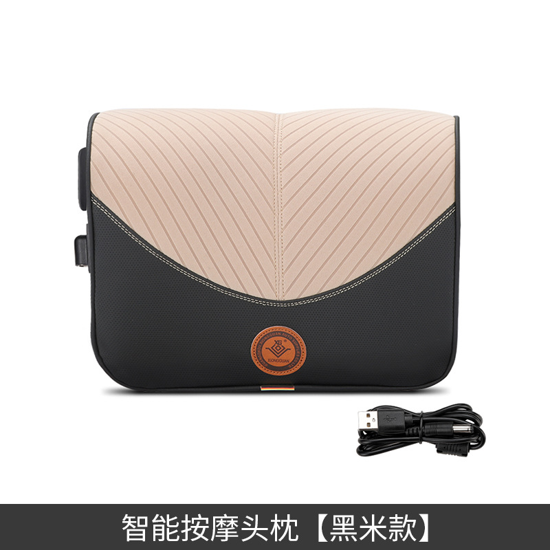 Coche reposacabezas eléctrico masaje cintura cojín del asiento trasero del coche cojín de la cintura de espuma de memoria cojín trasero cintura almohada cintura soporte de la cintura