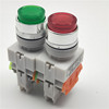 LAY7/Y090/LAY37-11DN带灯自复位点动按钮开关开孔22mm|ru