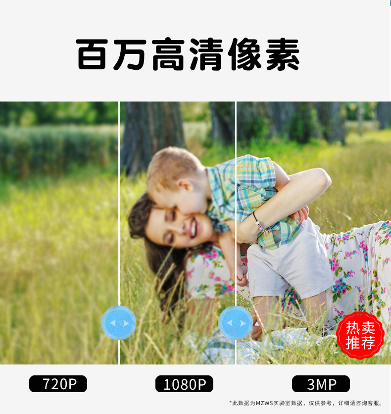 20灯球机室外防水监控器远程无线wifi网络全景高清夜视全彩