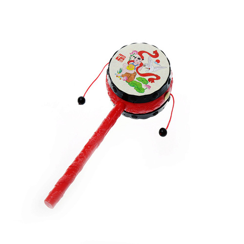 Baby Hand Drum Rattles for Newborns and Kids - A Traditional and Auspicious Toy for 0-3-6-12 Months