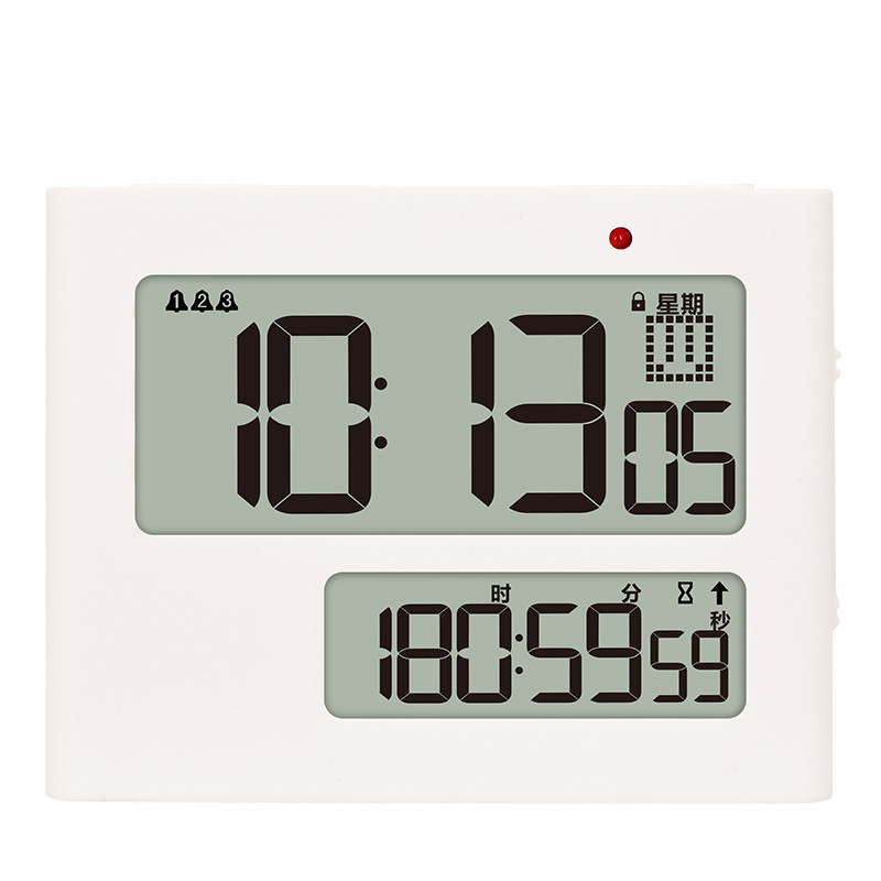 厂家直销跨境专供计时器 震动闹钟双显闹钟跨境贪睡 背光|ru
