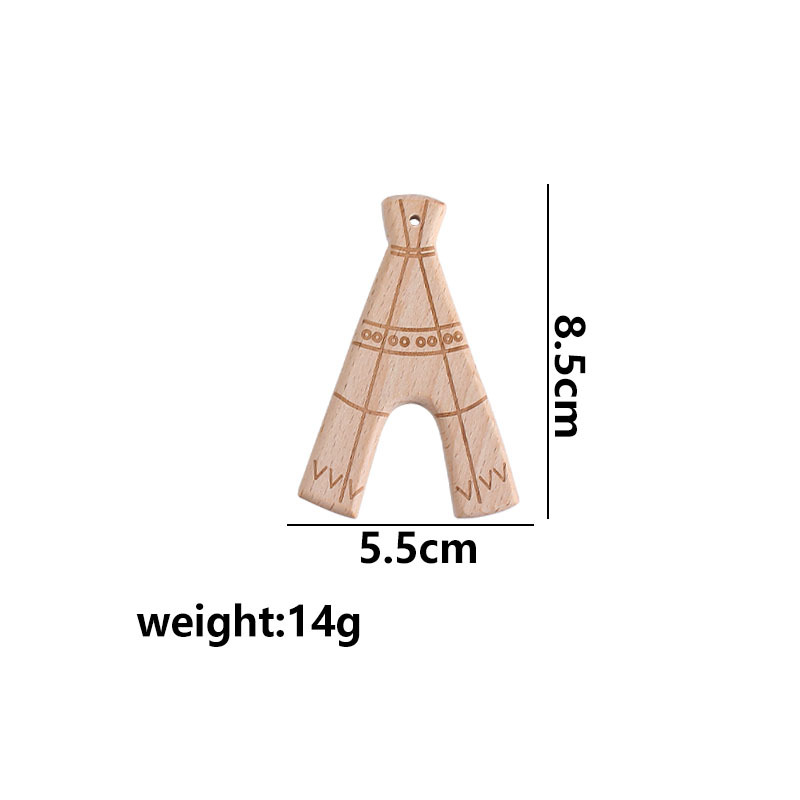 Nuevo bebé Torre Eiffel haya juguete mordedor bebé molar mordedor chupete cadena DIY accesorios de la joyería