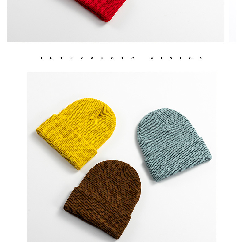 Unisex Fashion Solid Color Crimping Wool Cap display picture 2