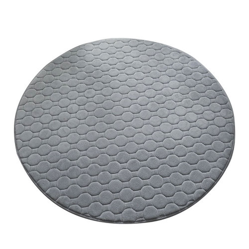 Cross-border wholesale thickened quilted embroidered coral velvet carpet hanging basket yoga tent mat bedroom living room round carpet floor mat