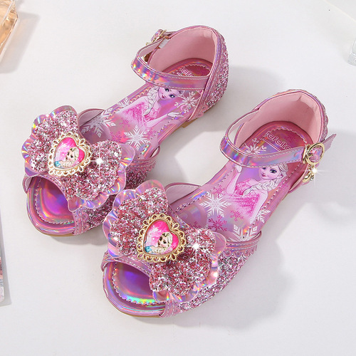 Girls sandals summer new fashion baby shoes children little girl Elsa ice and snow princess sandals drop shipping