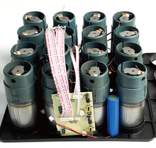 工厂直批16连发电子礼炮套件 含气瓶电路板电池 底座支架配件