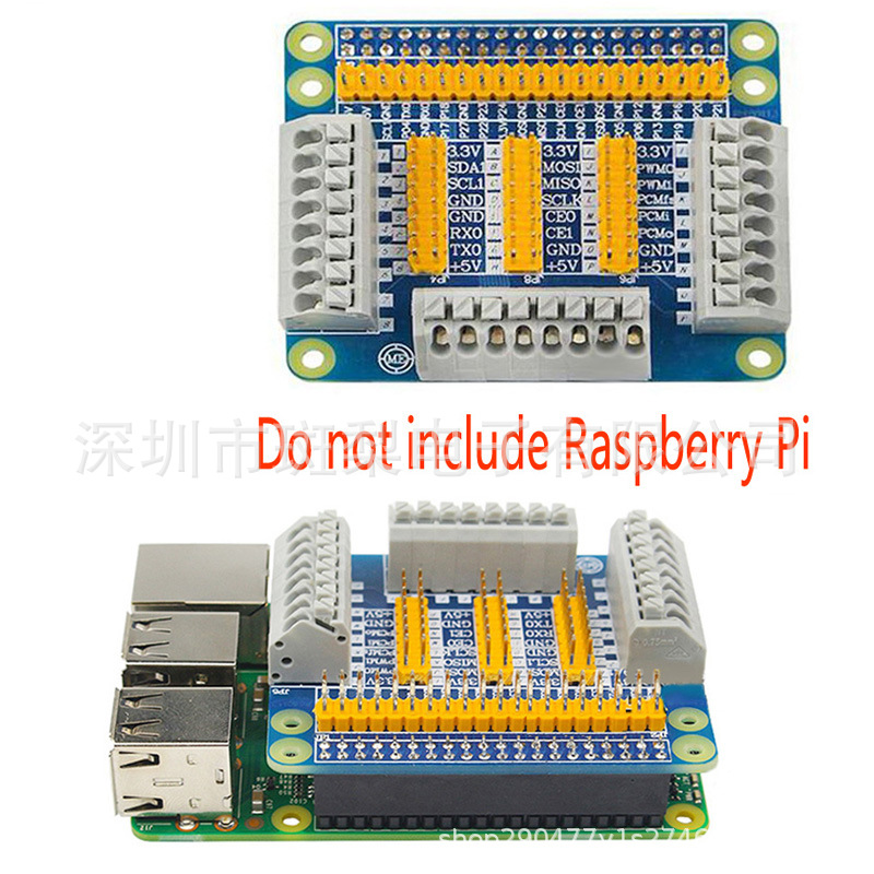 适用于树莓派4B/3B+ GPIO多功能扩展板