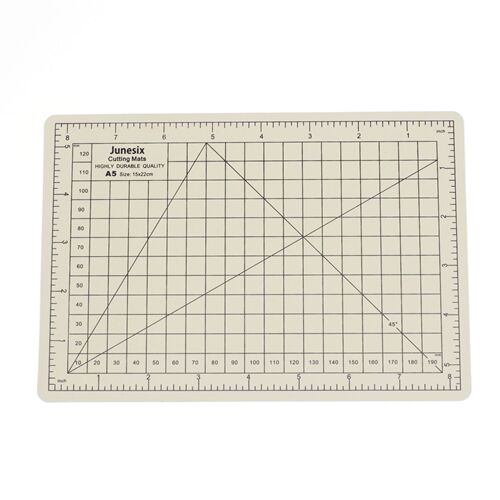 Junesix cutting pad, two-color double-sided pad, student model, A5 knife board, engraving pad