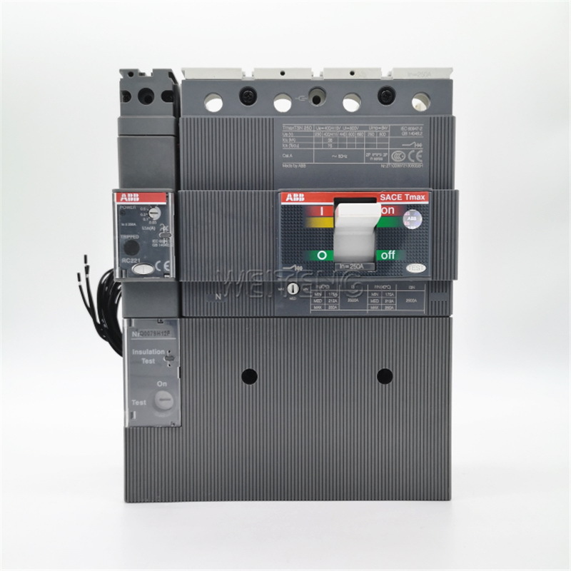 8年老店 ABB漏电开关 SACE Tmax T1N160 T3N250 RC221 4P