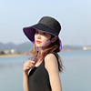 Explosive money Solid Two-sided Fisherman hat fashion Versatile Large along Sunscreen Visor Sun hat goods in stock wholesale