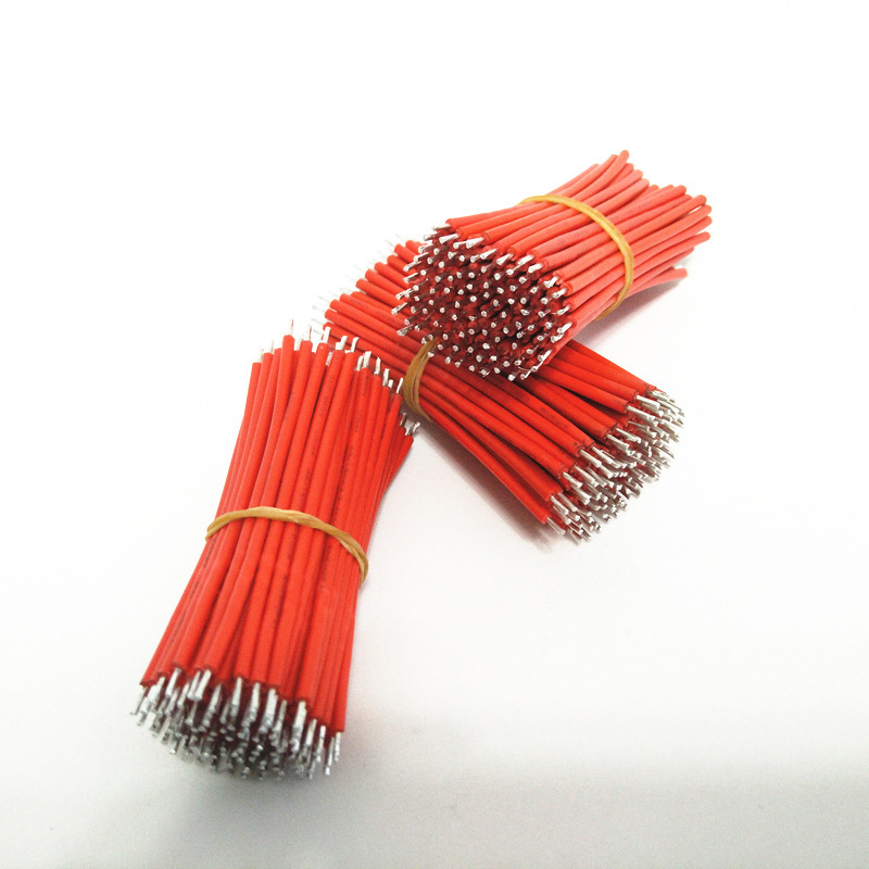 厂家直销 UL3239 硅胶线28AWG 90MM LED短连接线 高温高压电子线