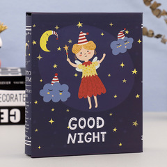 Deyuan 6-inch 200-sheet plastic PP pocket loose-leaf photo album baby growth commemorative album boxed album