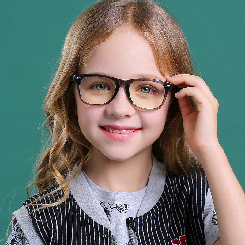 Fashion children's classic anti-blue light glasses meter stare children's anti-blue light TR90 goggles soft myopia YKF802