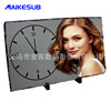 Hot transfer blank white-slate painting creative ornament DII stone version picture frame hot transfer clock stone painting mk-69 mk-69