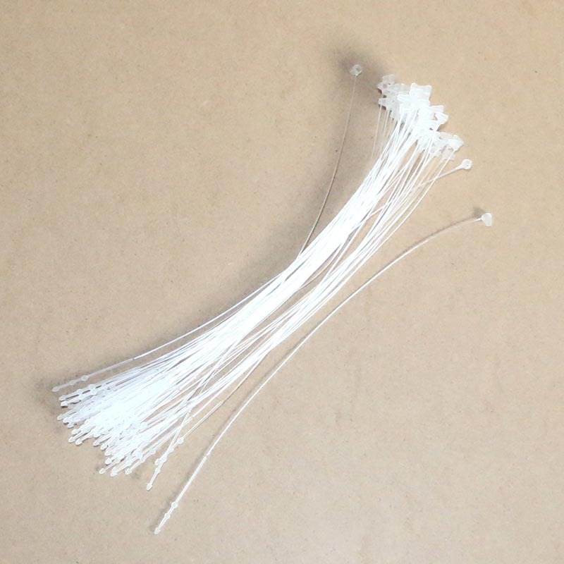 批发手穿线 子母扣塑料挂绳 服装吊牌绳 挂商标标签扎带