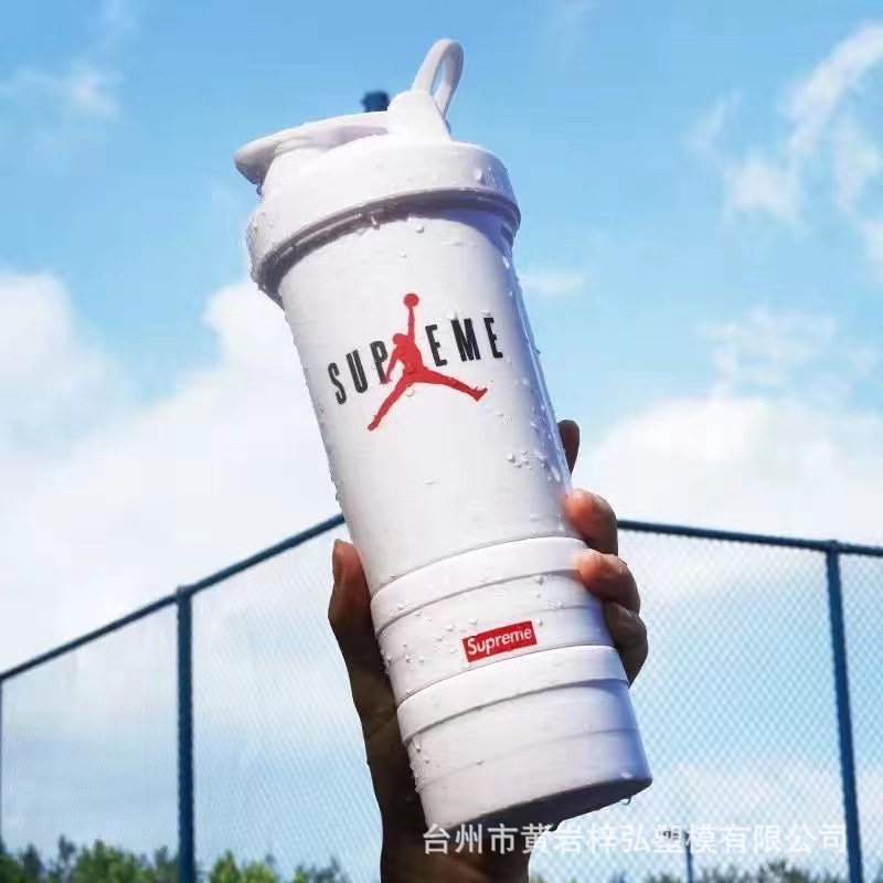 thumbnail for Factory direct supply three-layer protein powder shake Cup sports shake Cup milkshake cup fitness large capacity plastic water Cup