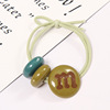 Creative m bean candy color tie the ponytail rubber band hair rope and hair ring head rope skia hair jewelry