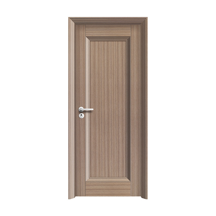 Foshan fábrica de suministro directo de puerta de roble de estilo europeo habitación interior puerta compuesta de madera maciza dormitorio puerta de madera ecológica aislante acústica personalizada