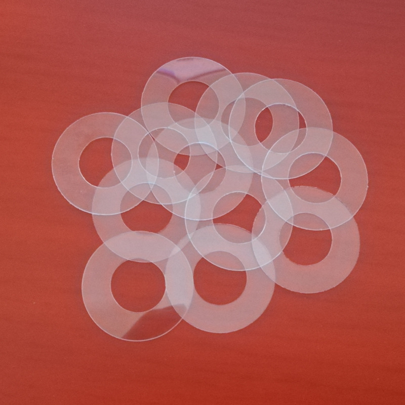 单面背胶透明PET绝缘胶片黑色尼龙耐高温PC垫片PVC防静电塑胶垫片