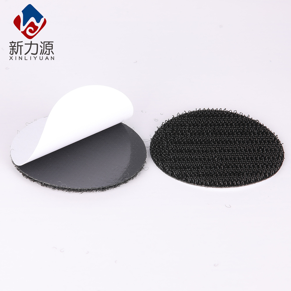 Cuadrado sofá titular redondo fuerte adhesivo velcro con pegamento corte música pegajosa hebilla con punto Madre y hebilla femenina