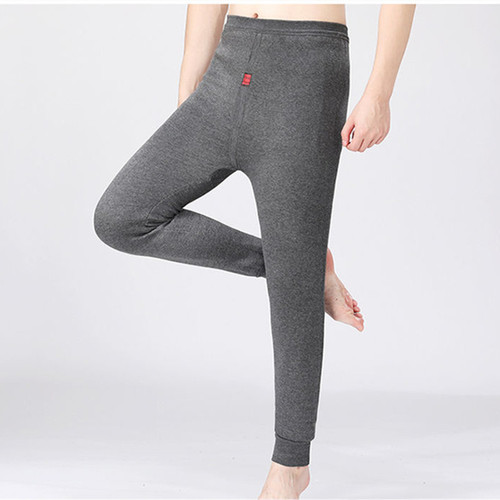 Men's fleece thermal pants winter men's thermal pants middle-aged and elderly autumn pants leggings men's pants thickened cotton pants men