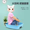 Factory wholesale foreign trade new drawer cat sand pot large closed cat toilet anti -exterior splash cats to send cat litter shovel