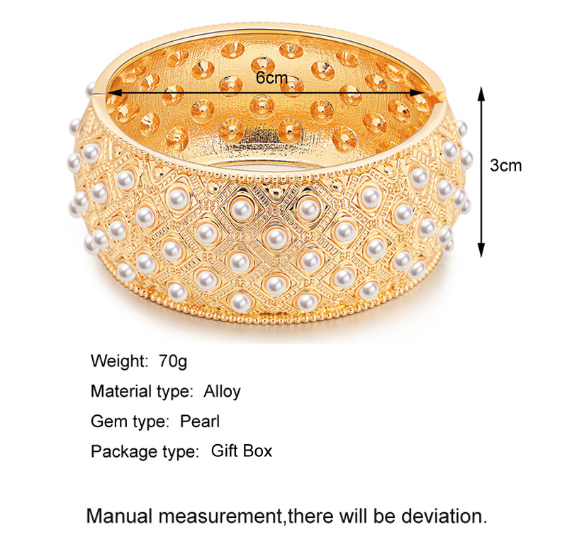 Fashion New Baroque Retro Pearl Bracelet display picture 1