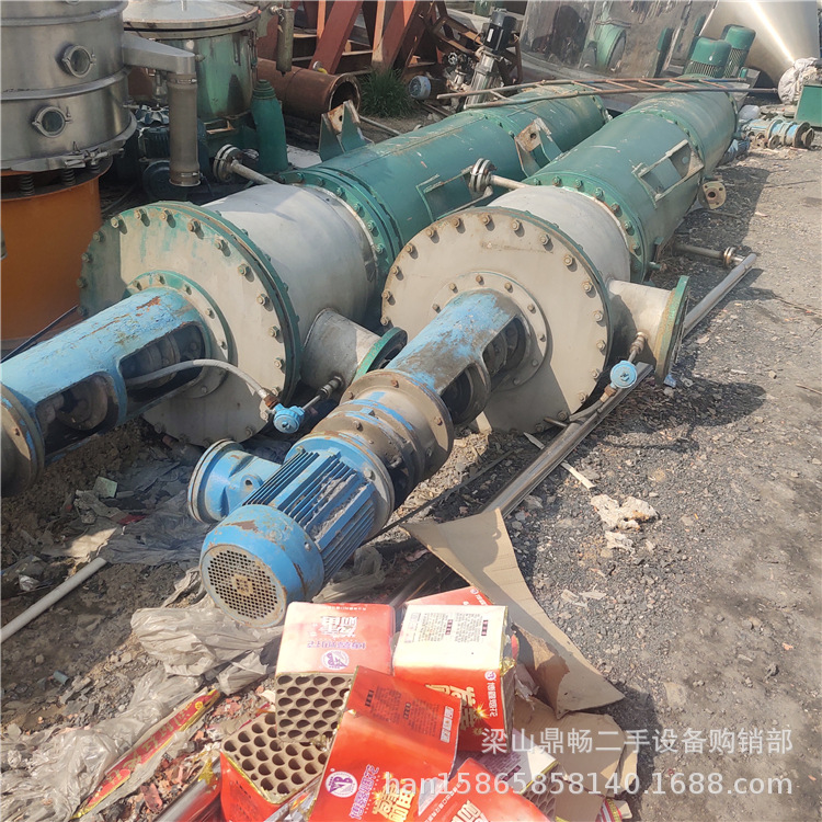 二手外循环双效蒸发器  多效降膜蒸发器  薄膜刮板蒸发器