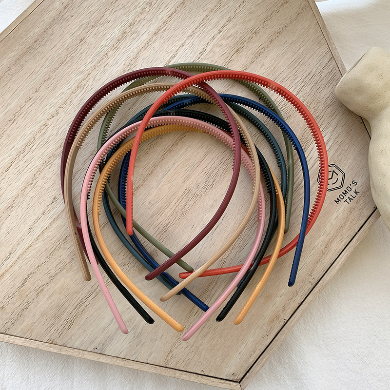 Zhong chuxi mismo estilo diadema hembra dentada antideslizante salida simple estilo coreano Retro lavado de cara Paquete de cabello horquilla accesorios para el cabello