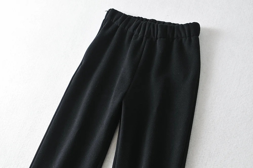 high waist velvet thickened pants NSAC16689