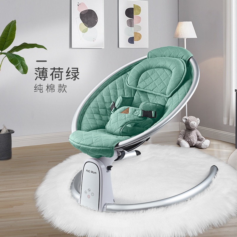 Baby rocking chair 嬰兒電動搖椅搖床網紅哄娃神器調節靠背遙控