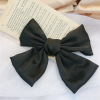 Elegant retro hairgrip with bow, hair accessory, french style