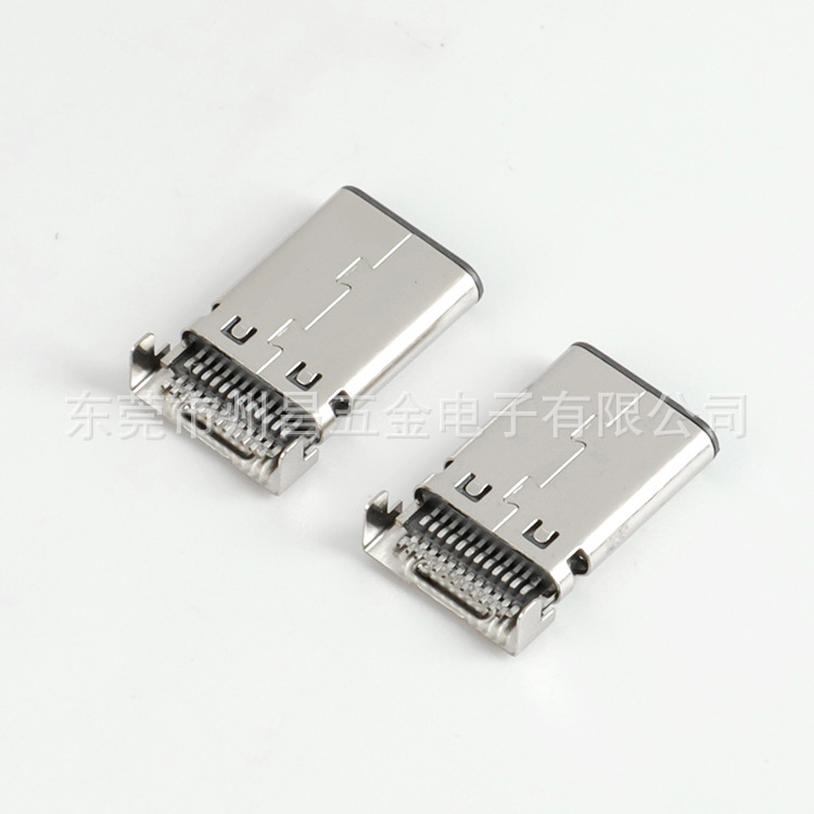 直销 USB TYPE-C 母头带板 type-c3.1 母头测试板连接器TYPE-C3.0
