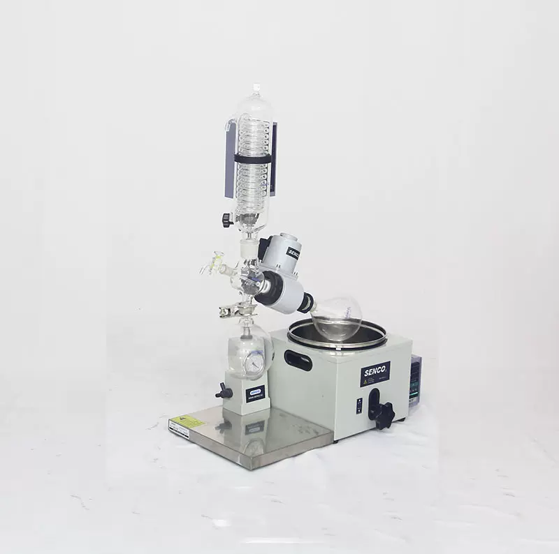 厂家供应 实验用旋转蒸馏器 2L旋转蒸发器 可升降浴锅 智能控温