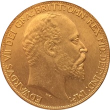1902英国硬币纯铜镀金仿古银元钱币厂家批发工艺品收藏