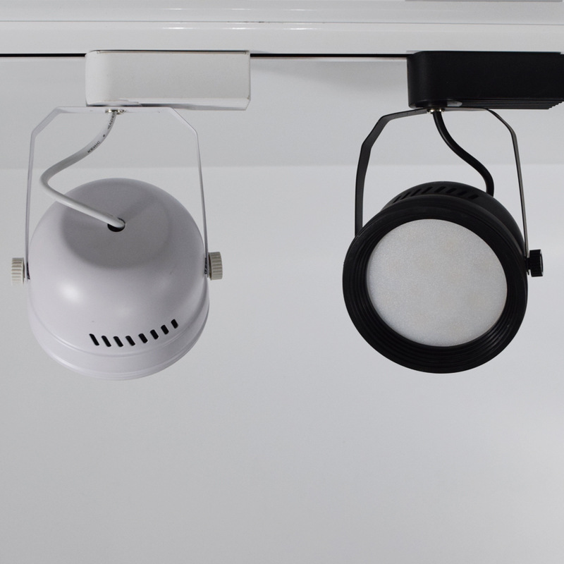 寬壓110v路軌道燈散光軌道燈不頻閃滑道燈台灣用射燈ar111豆膽燈