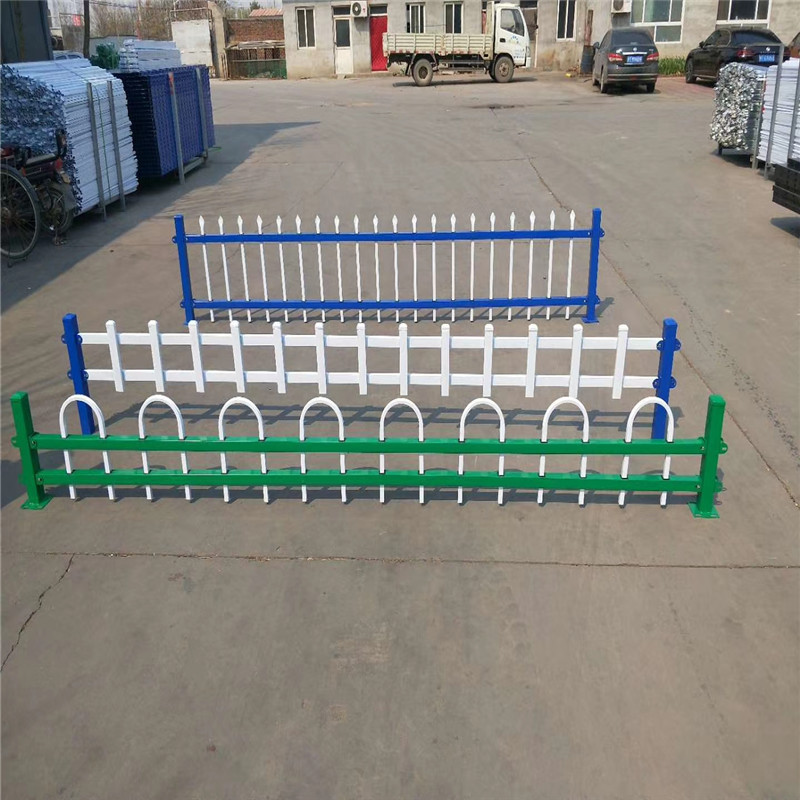 镀锌草坪护栏 钢管绿化围栏 镀锌管花园护栏  绿化带锌钢草坪护栏