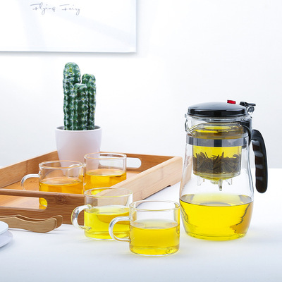 礼品套装耐热玻璃家用过滤办公杯飘逸杯礼盒促销功夫茶具批发礼盒