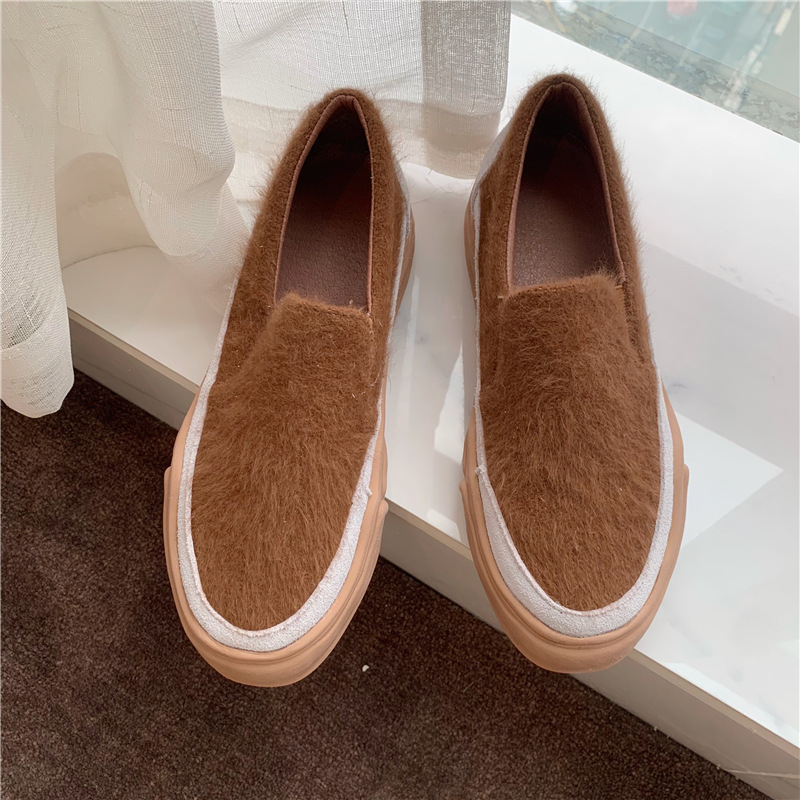 autumn and winter new single thick-soled comfortable casual shoes NSHU58269