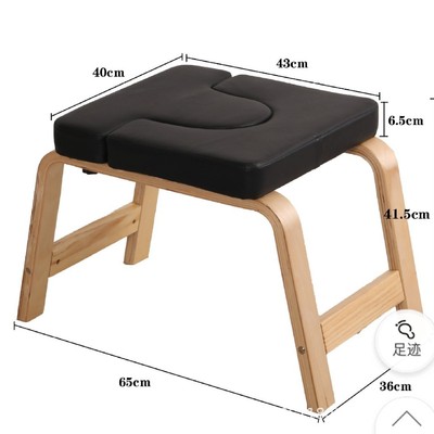 Yoga bench yoga Bodybuilding auxiliary equipment Body Sit still Handstand Abs yoga Solid wood yoga bench