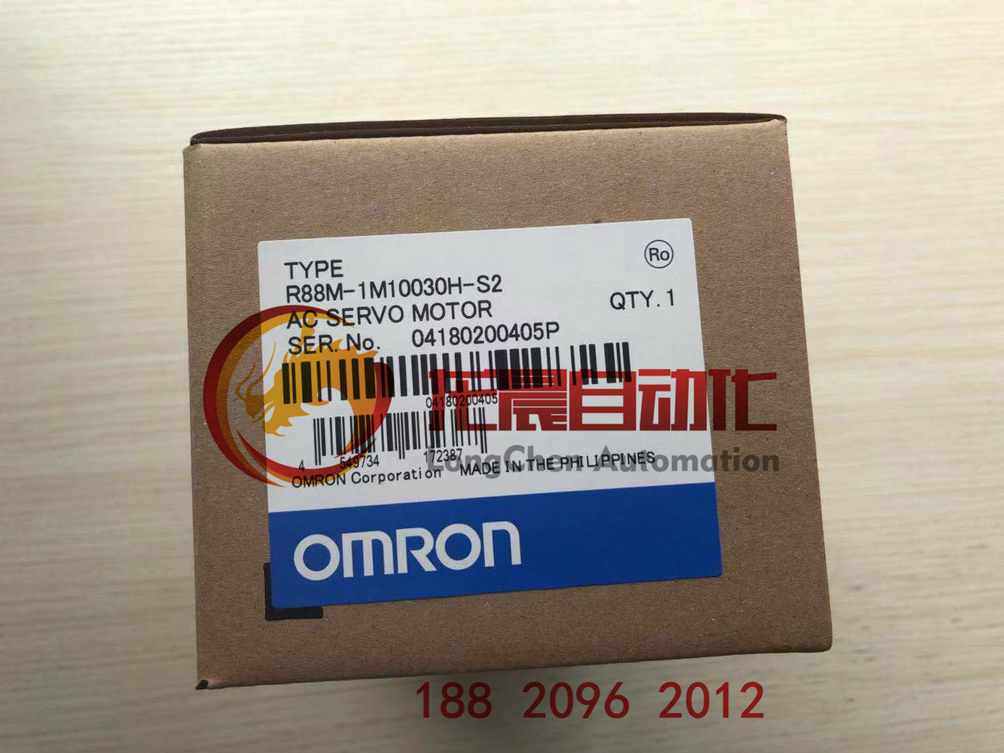 R88M-1M10030T-S2 Omron/ 1S系列 伺服马达伺服电机 全新原装正品