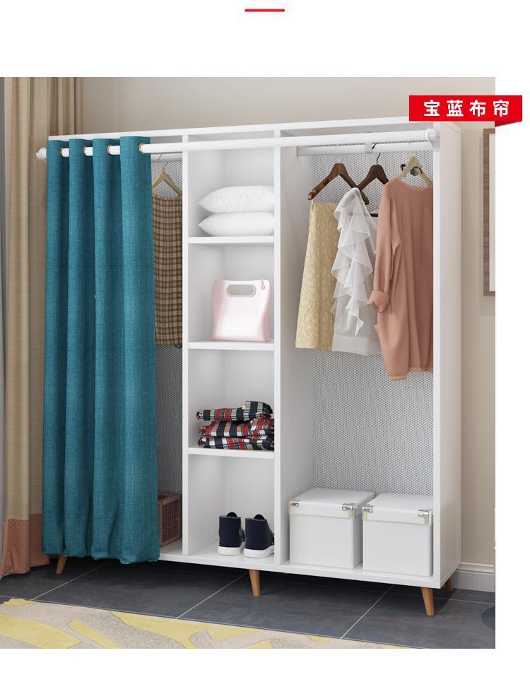 衣柜装帘子好还是门好,衣柜门用帘子,衣柜门用布帘效果图片_大山谷图库