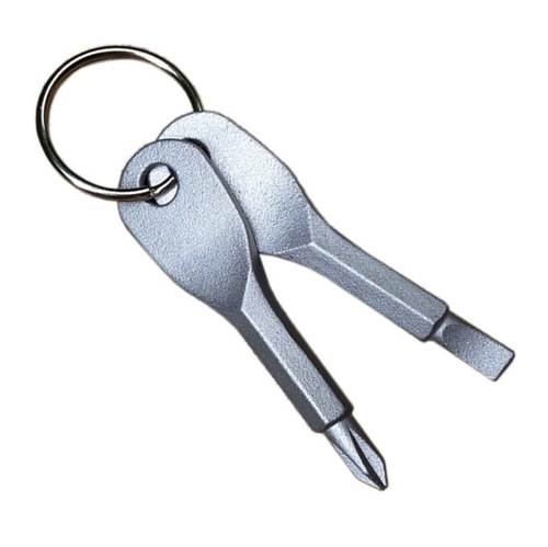 Portable screwdriver outdoor EDC cross portable combination mini keychain screwdriver comes with keychain