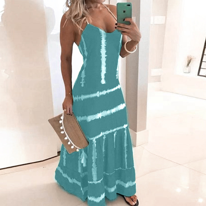 Casual Printing Printing Maxi Long Dress display picture 10